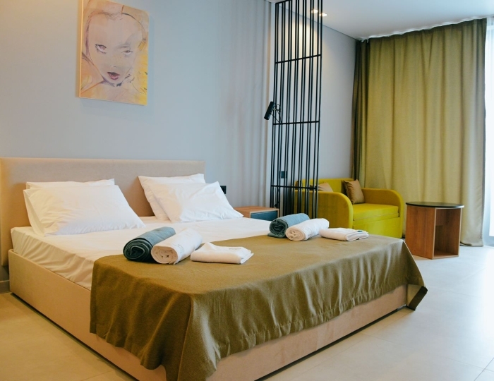 Полулюкс Полулюкс 2 местный 1 комнатный - Отель «Арт Море» Сухум